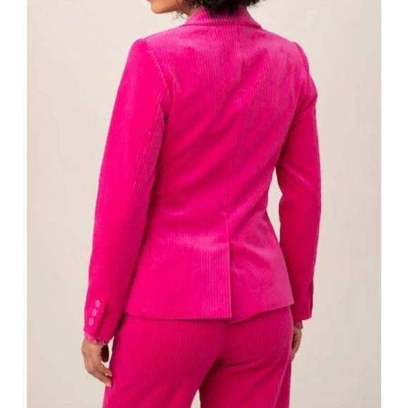 NEW TRINA TURK brooklyn blazer in hot pink - Picture 3 of 3